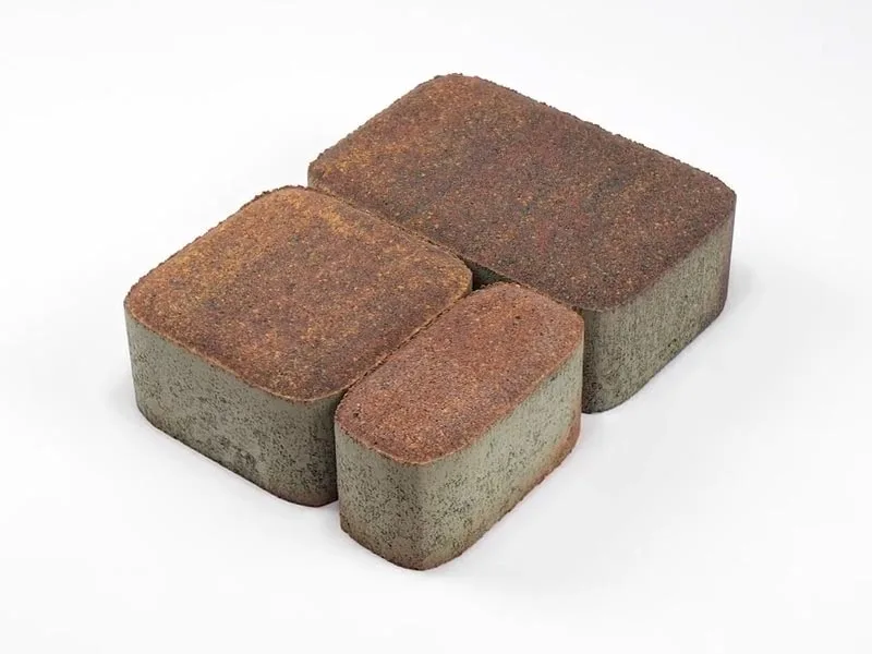 Тротуарная плитка Классико, Color Mix Мальва, 60 мм