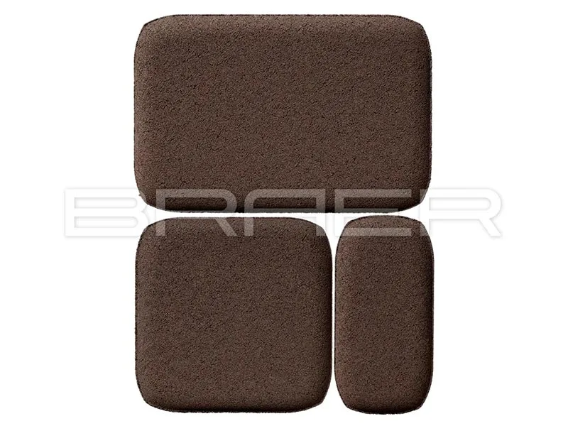 Тротуарная плитка Классико, Коричневый, 60 мм