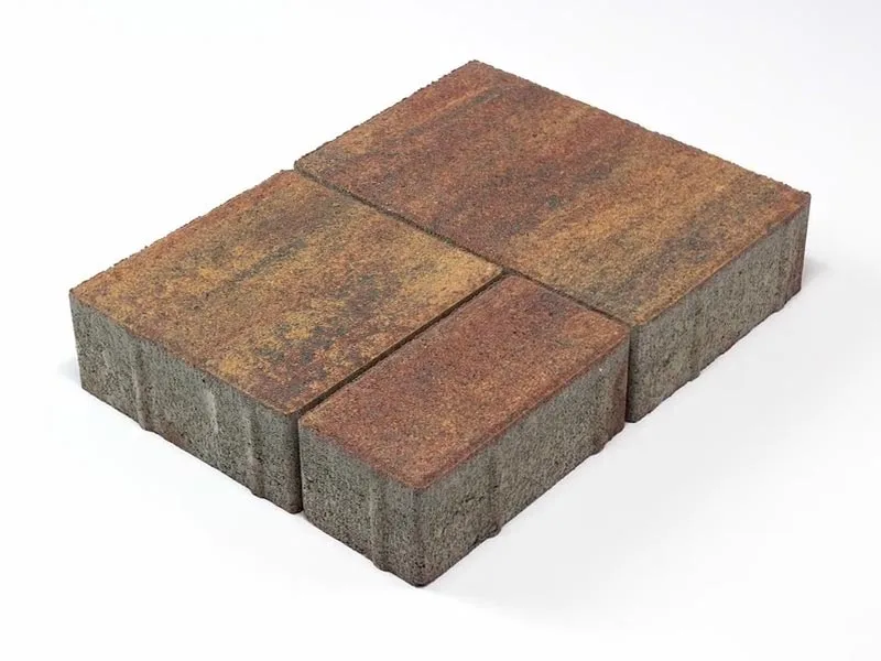 Тротуарная плитка Старый город Ландхаус, Color Mix Мальва, 60 мм