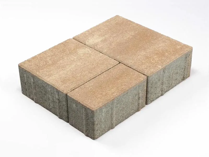 Тротуарная плитка Старый город Ландхаус, Color Mix Миндаль, 80 мм