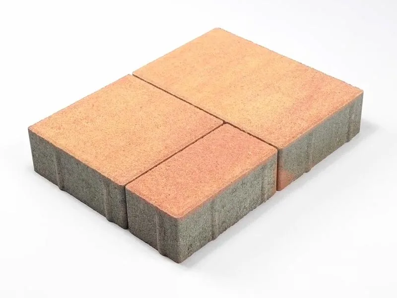 Тротуарная плитка Старый город Ландхаус, Color Mix Рассвет, 60 мм