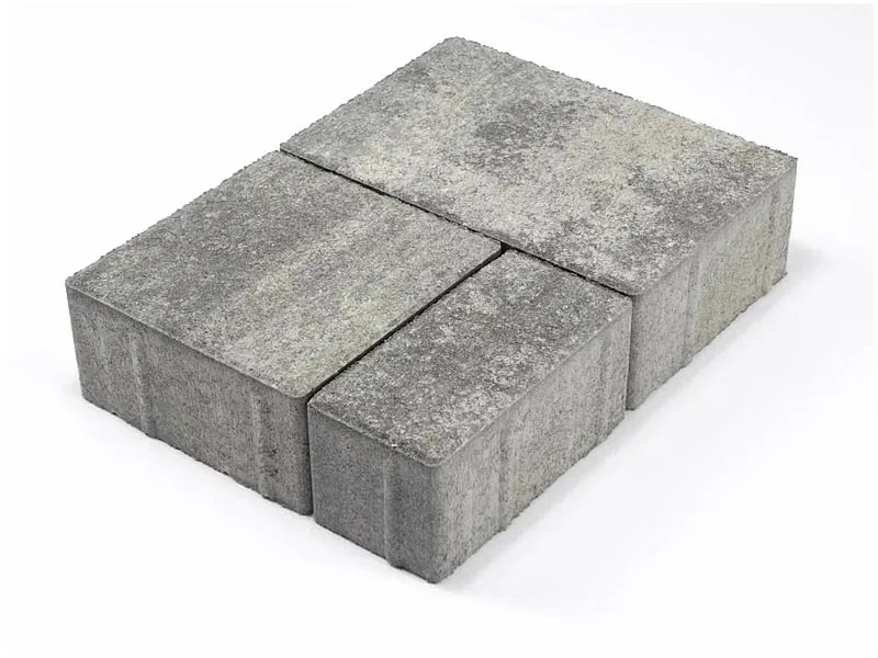 Тротуарная плитка Старый город Ландхаус, Color Mix Туман, 80 мм