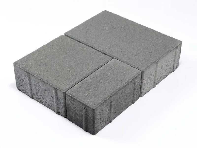 Тротуарная плитка Старый город Ландхаус, Серый, 80 мм