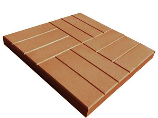 Тротуарная плитка 12 кирпичей 500×500×50 мм