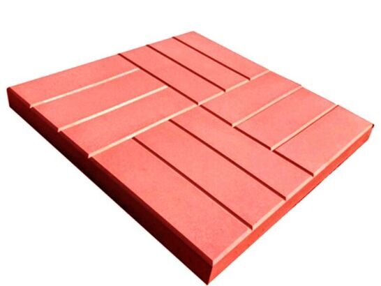 Тротуарная плитка 12 кирпичей 500×500×50 мм