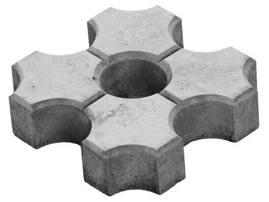 Газонная плитка Эко 400×400×50 мм