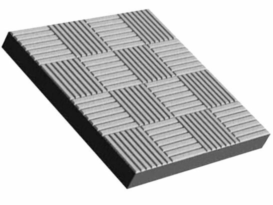 Тротуарная плитка Паркет 300×300×30 мм