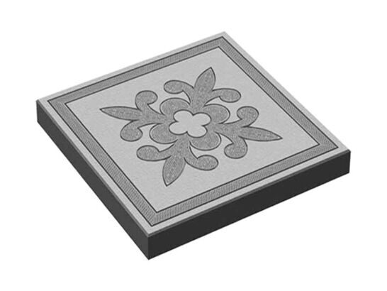 Тротуарная плитка Ромашка 300×300×30 мм