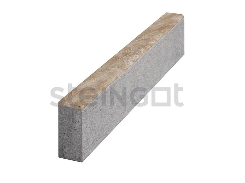 Бордюр тротуарный БР100.20.8, Color Mix Травертин