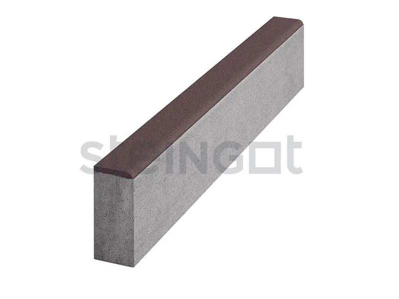 Бордюр тротуарный БР100.20.8, Темно-коричневый